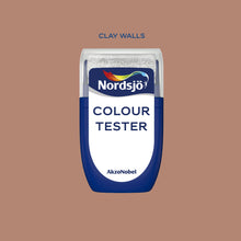 Last bilde i Galley viewer, Colour tester i farge Nordsjö Clay walls
