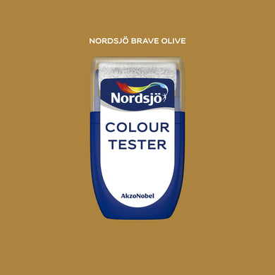 Colour tester i farge Brave Olive