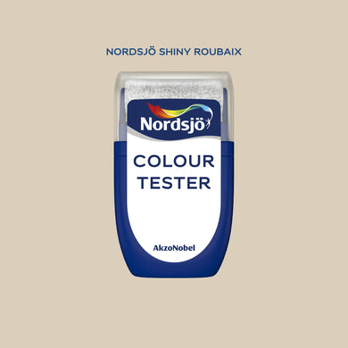 Colour tester i farge Shiny Roubaix