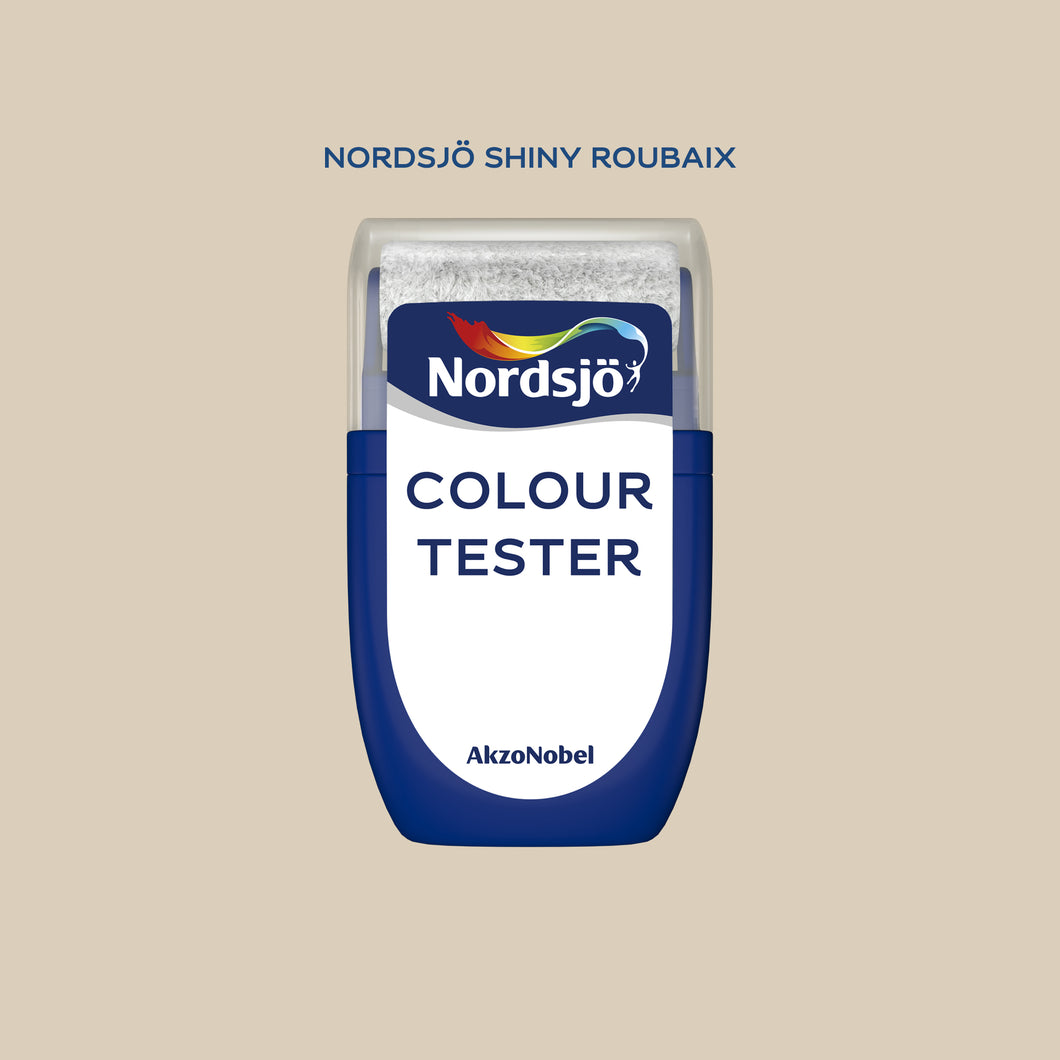 Colour tester i farge Shiny Roubaix