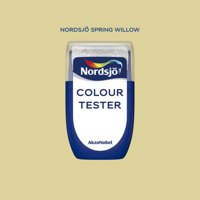 Colour tester i farge Spring Willow