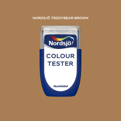 Colour tester i farge Teddybear Brown