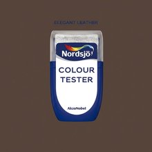 Last bilde i Galley viewer, Colour tester i farge Nordsjö Elegant leather