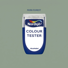 Last bilde i Galley viewer, Colour tester i farge Nordsjö Fern forest