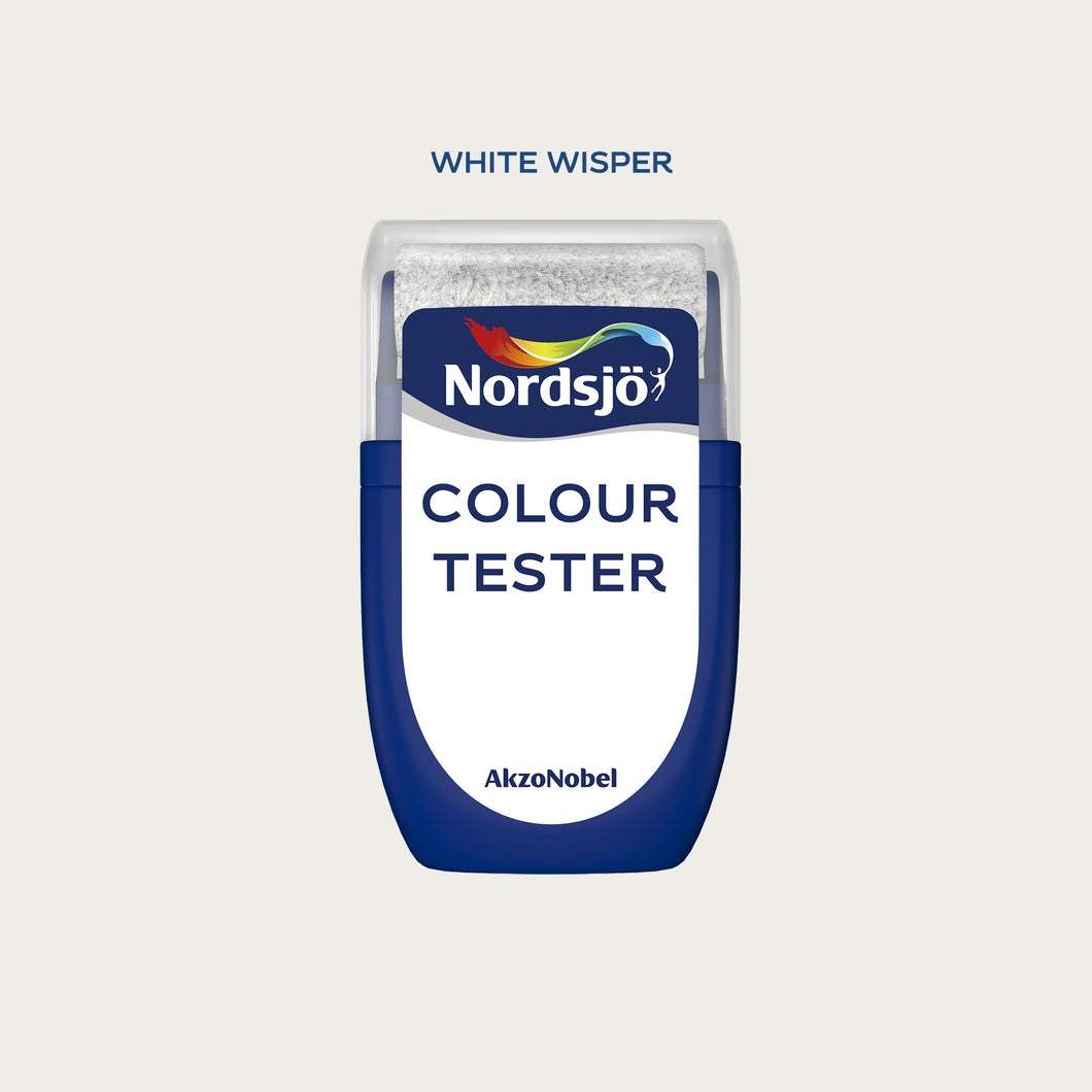 Colour Tester i fargen White Wisper