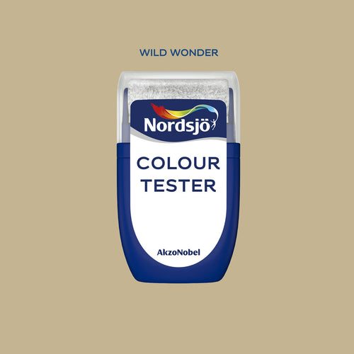 Colour tester i fargen Wild Wonder - Årets farge 2023